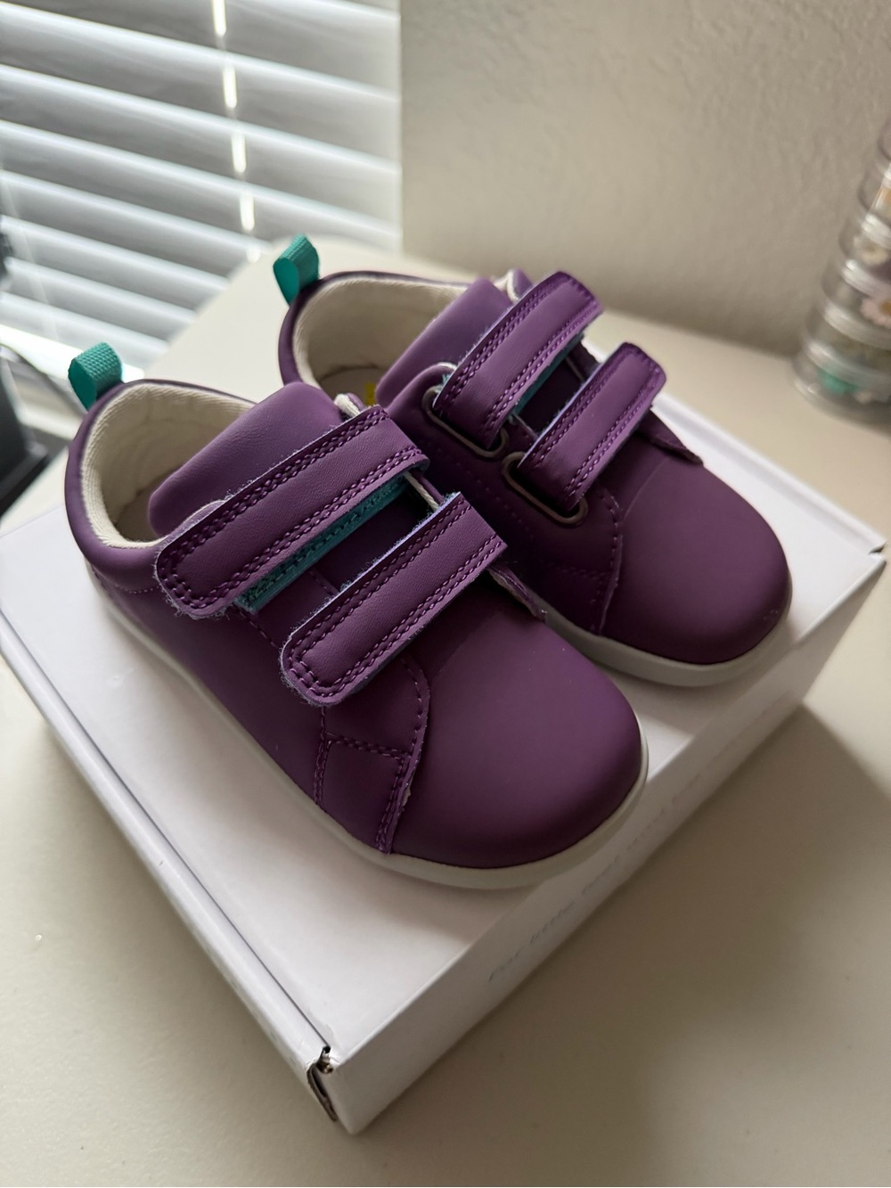 Toddler Purple Hook-and-Loop Walker Shoes